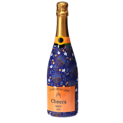 Limited Edition Hanukkah Champagne Bottle Wrap