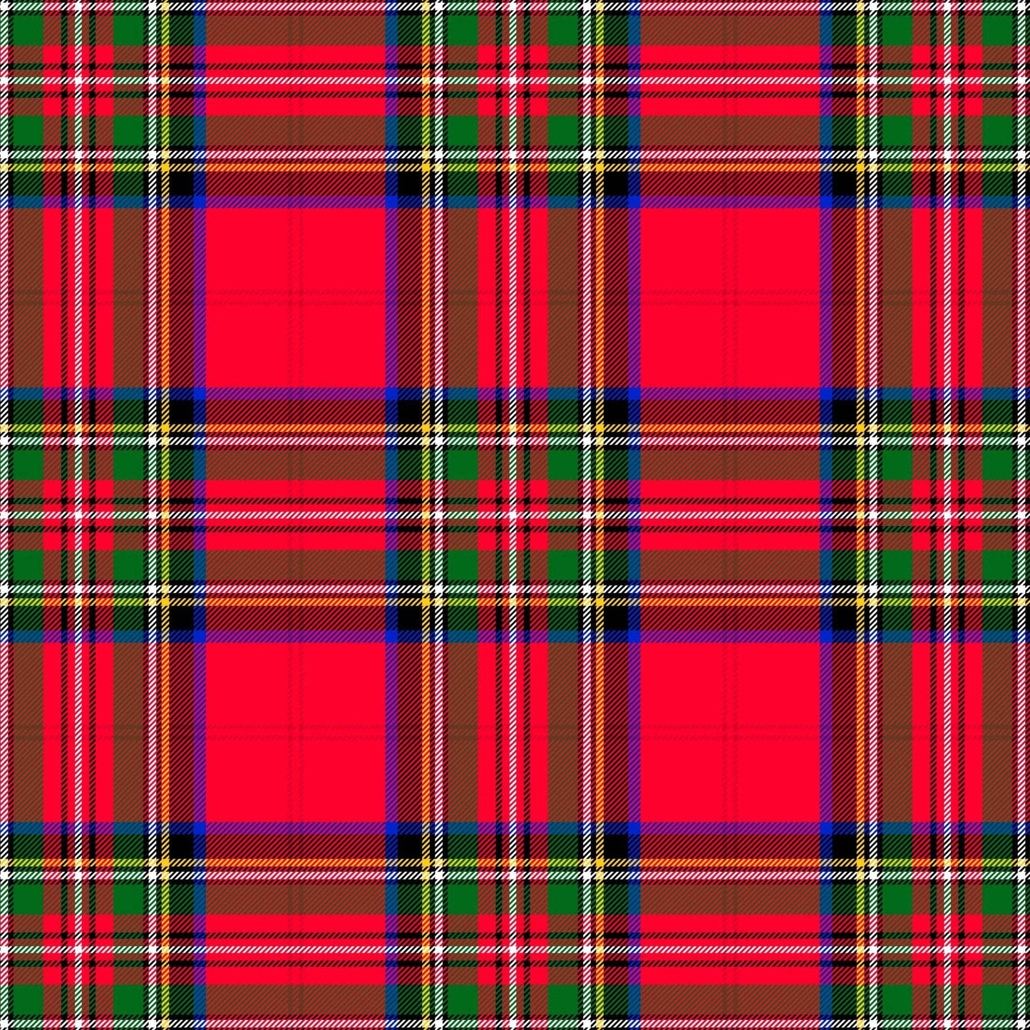 Red & Green Christmas Tartan Champagne Bottle Wrap