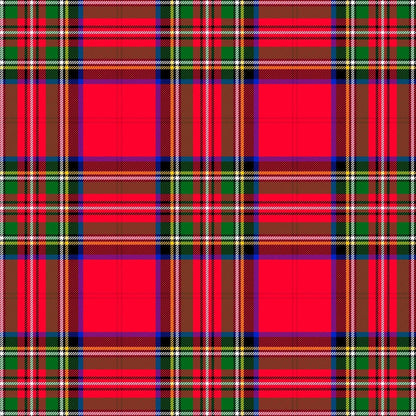 Red & Green Christmas Tartan Champagne Bottle Wrap