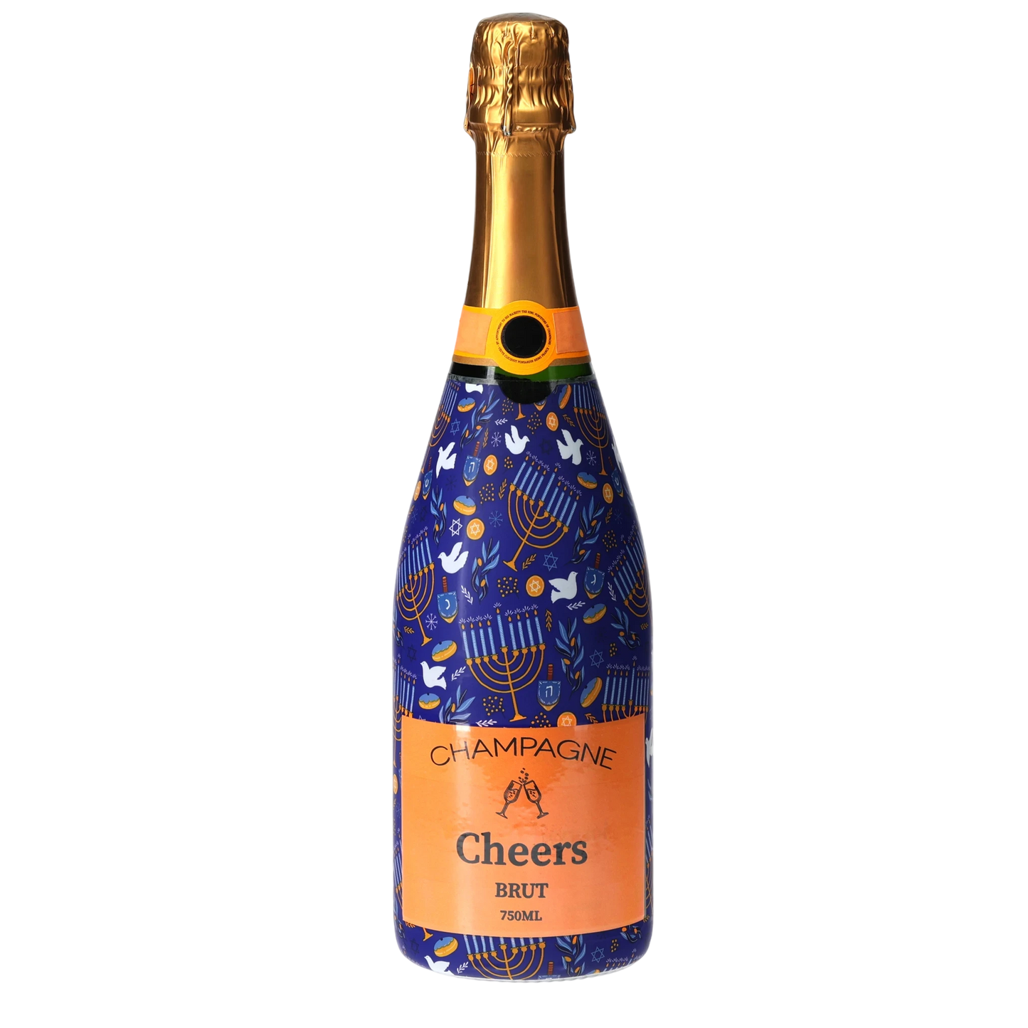 Limited Edition Hanukkah Champagne Bottle Wrap