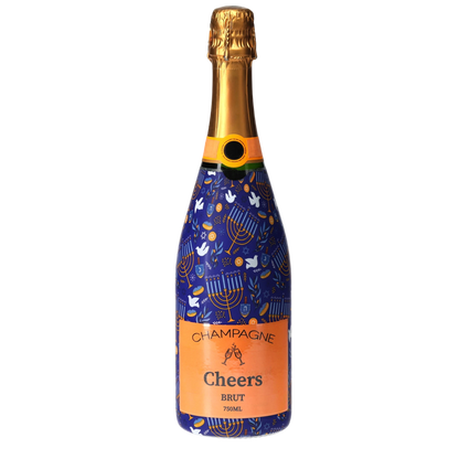 Limited Edition Hanukkah Champagne Bottle Wrap