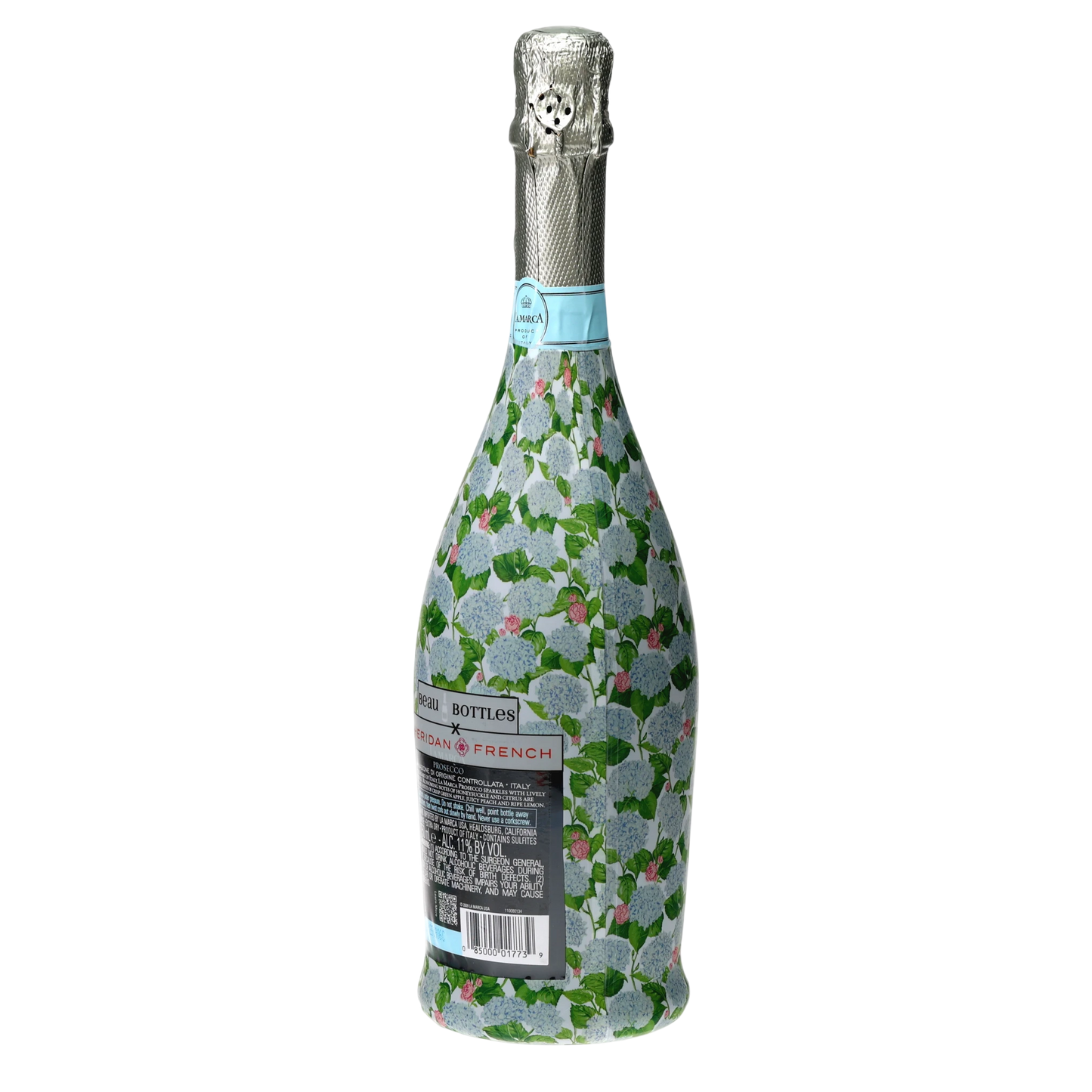 Sheridan French Collection - Classic Hydrangea Prosecco Bottle Wrap