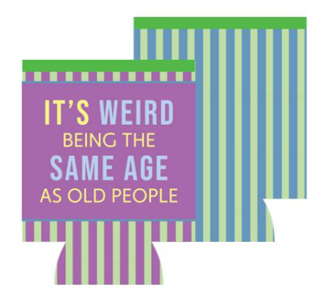 CAN SLEEVE Its Weird | Funny Bar Gift | Novelty