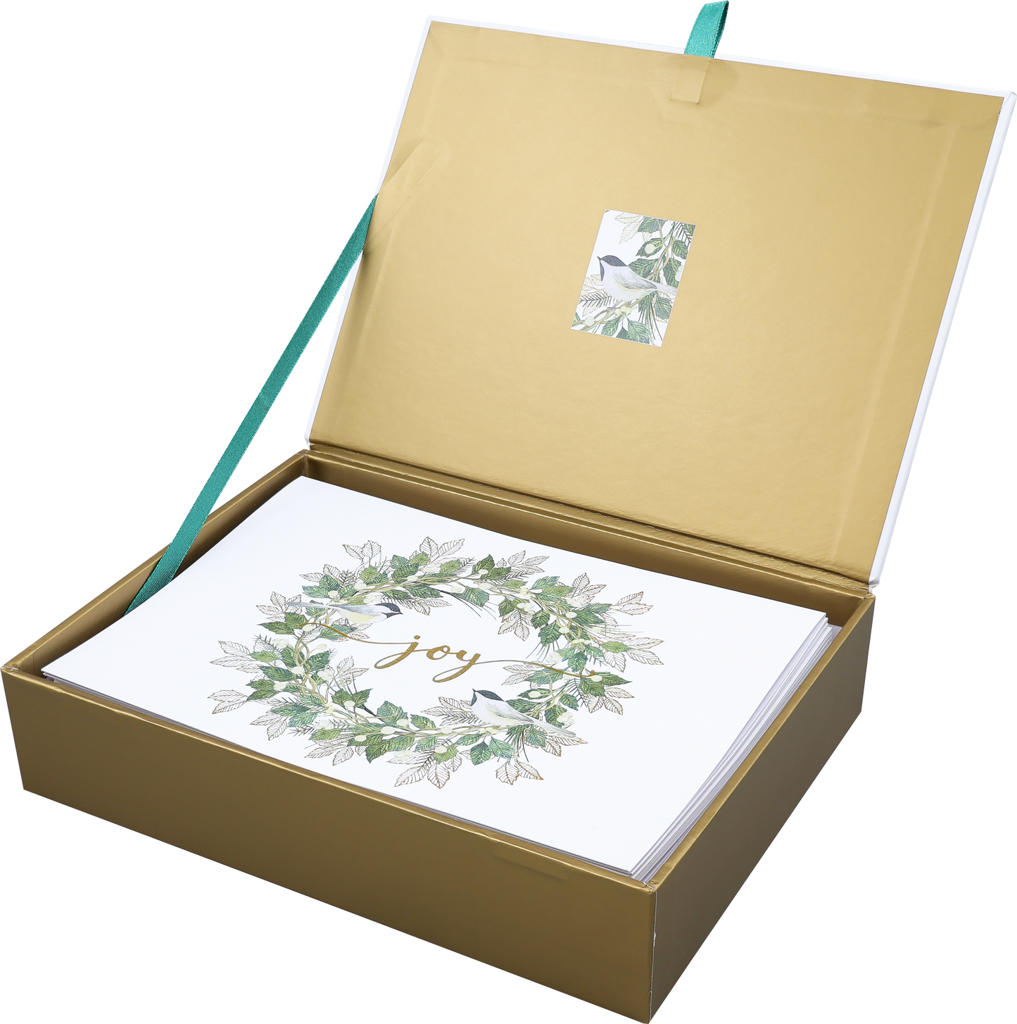 Wreath of Joy Deluxe Boxed Holiday Cards