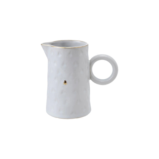 10 oz. Debossed Stoneware Pitcher with Gold Tree